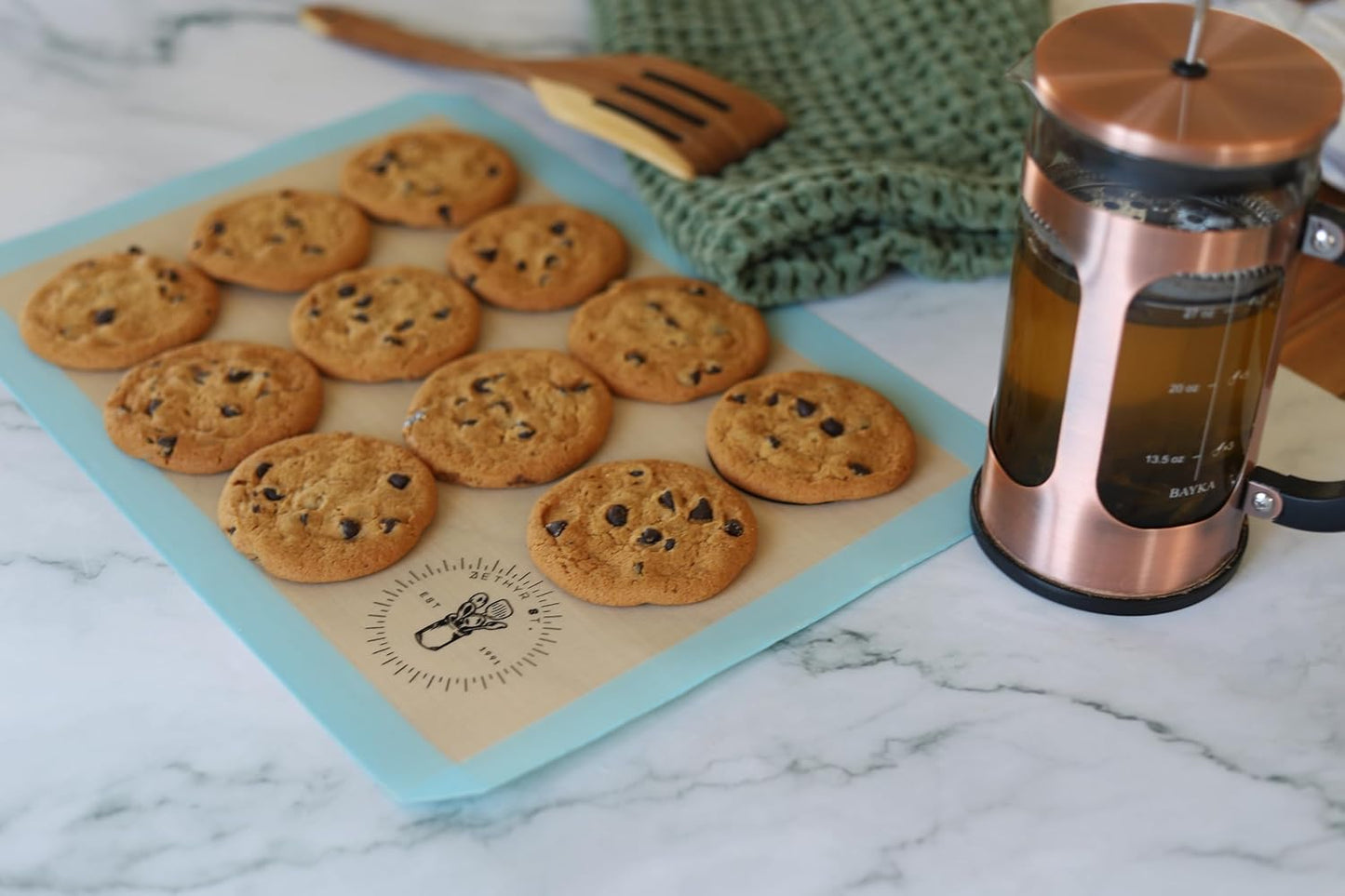 Silicone Baking Mats, Half Size Baking Mats For Cookies, Pack Of 4, Oven Safe, (11.5 X 16.5), Non-Stick, Silicone Baking Sheet Liner, Perfect For Baking Macarons And Cookies