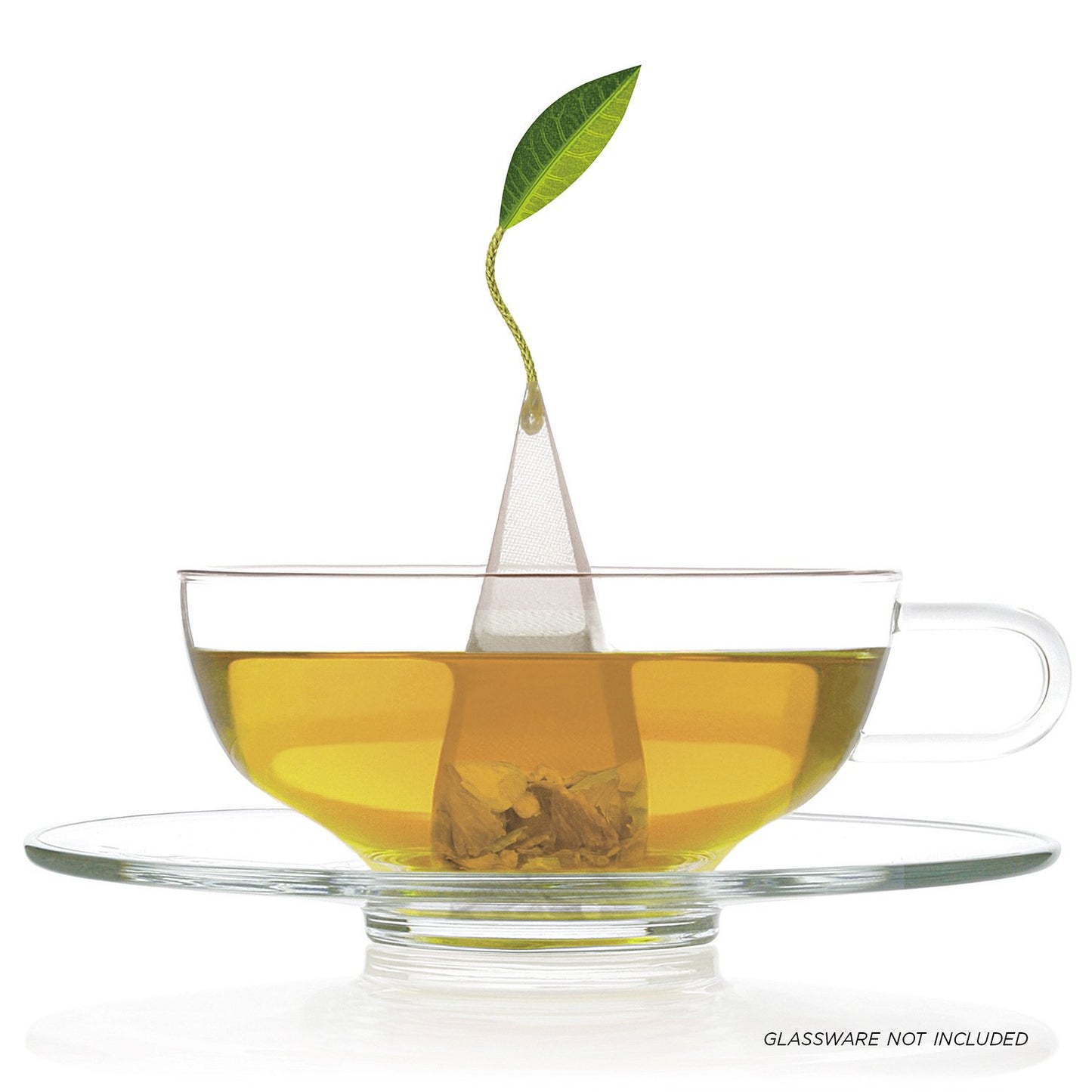 Tea Forte Cherry Blossom Organic Green Tea, Petite Presentation Box Tea Gift Set Sampler with 10 Handcrafted Pyramid Tea Infusers