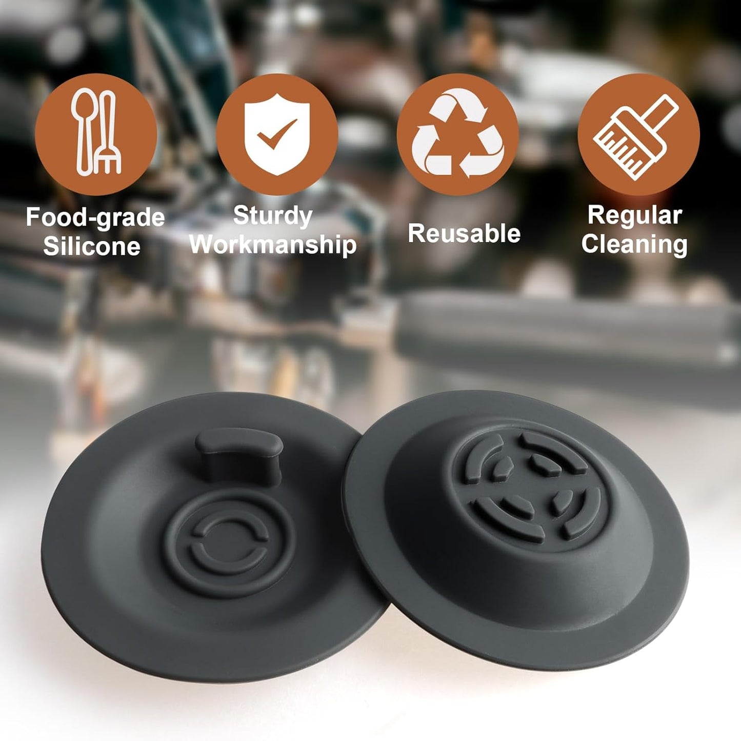 Espresso Backflush Cleaning Disc for Breville Espresso Machines 54MM - Compatible with Breville BES870XL/ 878/880/ 840/810, Works with Cleaning Tablets (1 Pack)