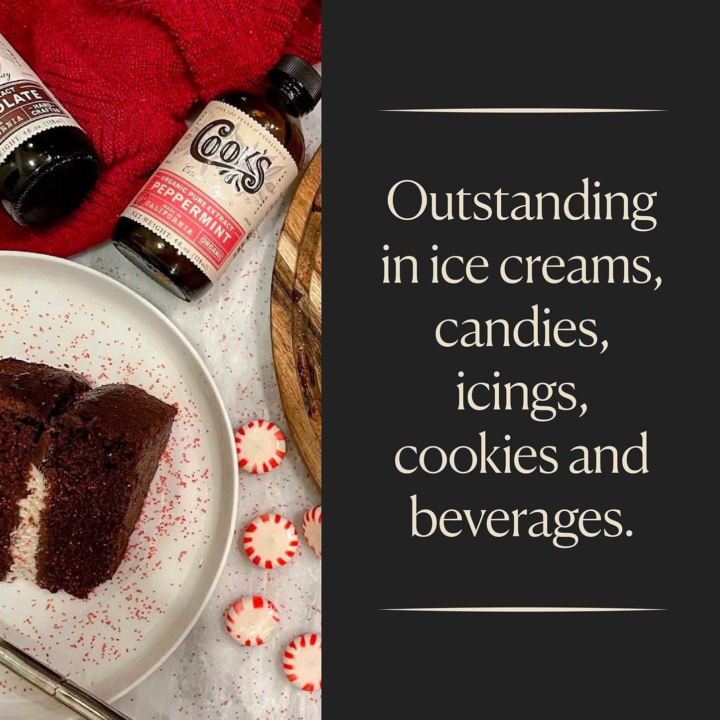 Cook's Organic Peppermint Extract 8 oz