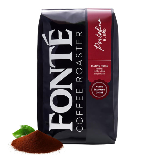 Fonte Coffee Roaster - Home Espresso Coffee - Medium-Dark Fresh Roast - Roasted in Seattle - Single Origin - Herbal, Nutty, Dark Chocolate - 12 oz - Portofino