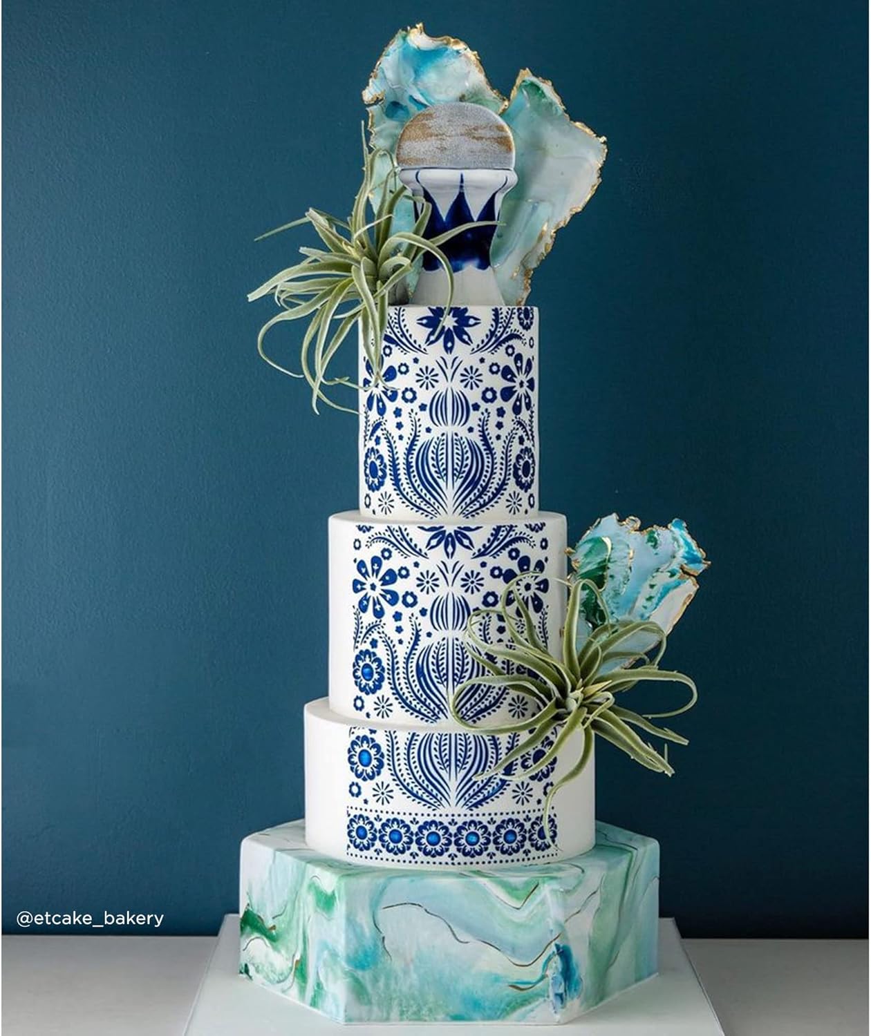 Cake Stencil for Buttercream Cake, Royal Icing, Ganache, Painting, Art and Crafts (Loretta)