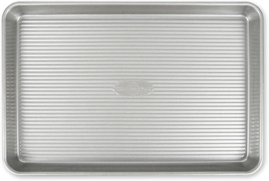 USA Pan Bakeware Nonstick Jelly Roll Baking Sheet Pan, Aluminized Steel