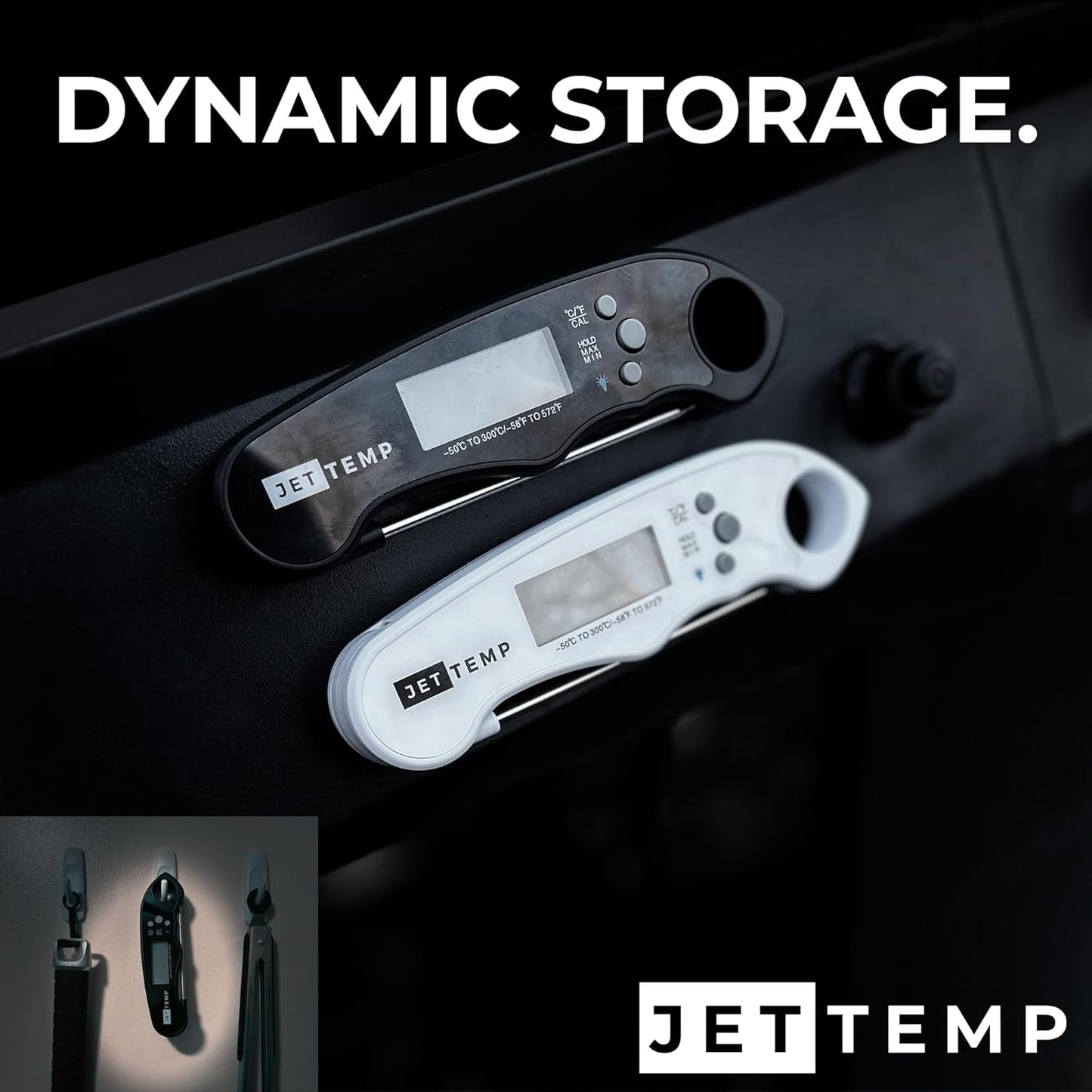 F1 Essential Kitchen Thermometer for Cooking, Grilling, BBQ, Smoker, Air Fryer, Candy, Oil Fry, Kitchen Food Probe, Backlit Display, Foldable, Water Resistant