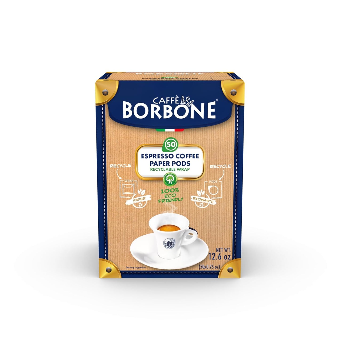 Decaf Blend for Nespresso Machines by Caffe Borbone