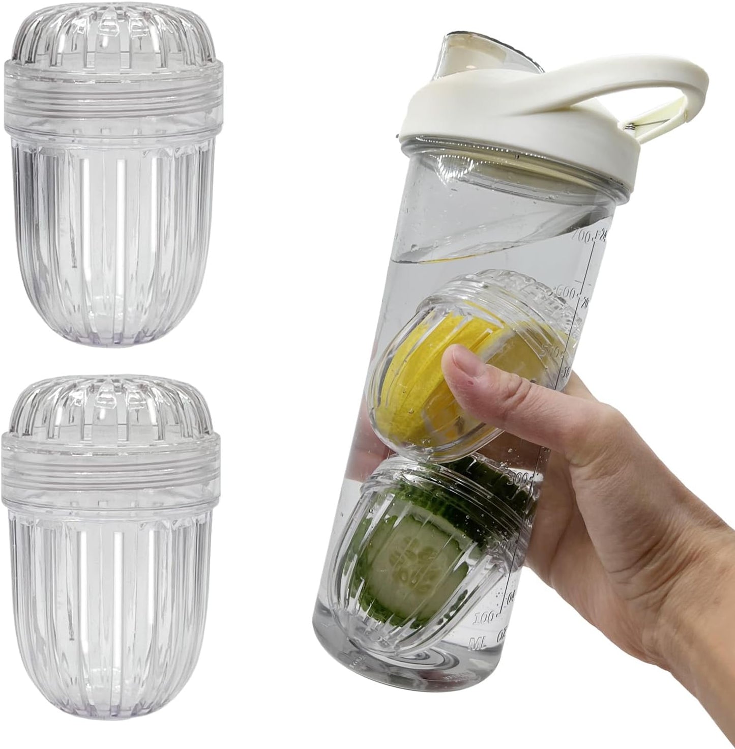 2PCS Fruit Infuser,Tea infuser for Wide Mouth Bottles.,Compatible with Stanley,Hydro Flask, Iron Flask, Takeya, ThermoFlask and similar