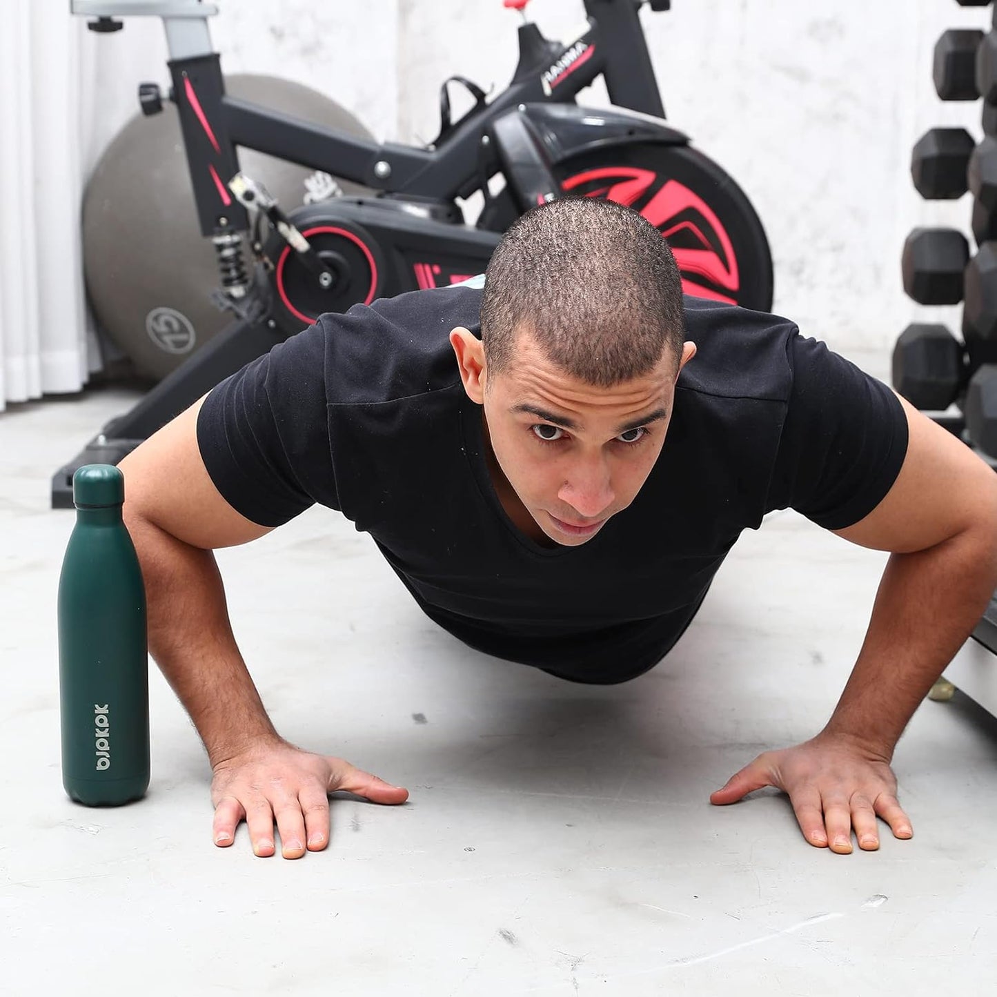 BJPKPK 17oz Insulated Stainless Steel Water Bottles,Sports Water Bottles Keep Cold for 24 Hours and Hot for 12 Hours,BPA Free for Travel,Goldenrod