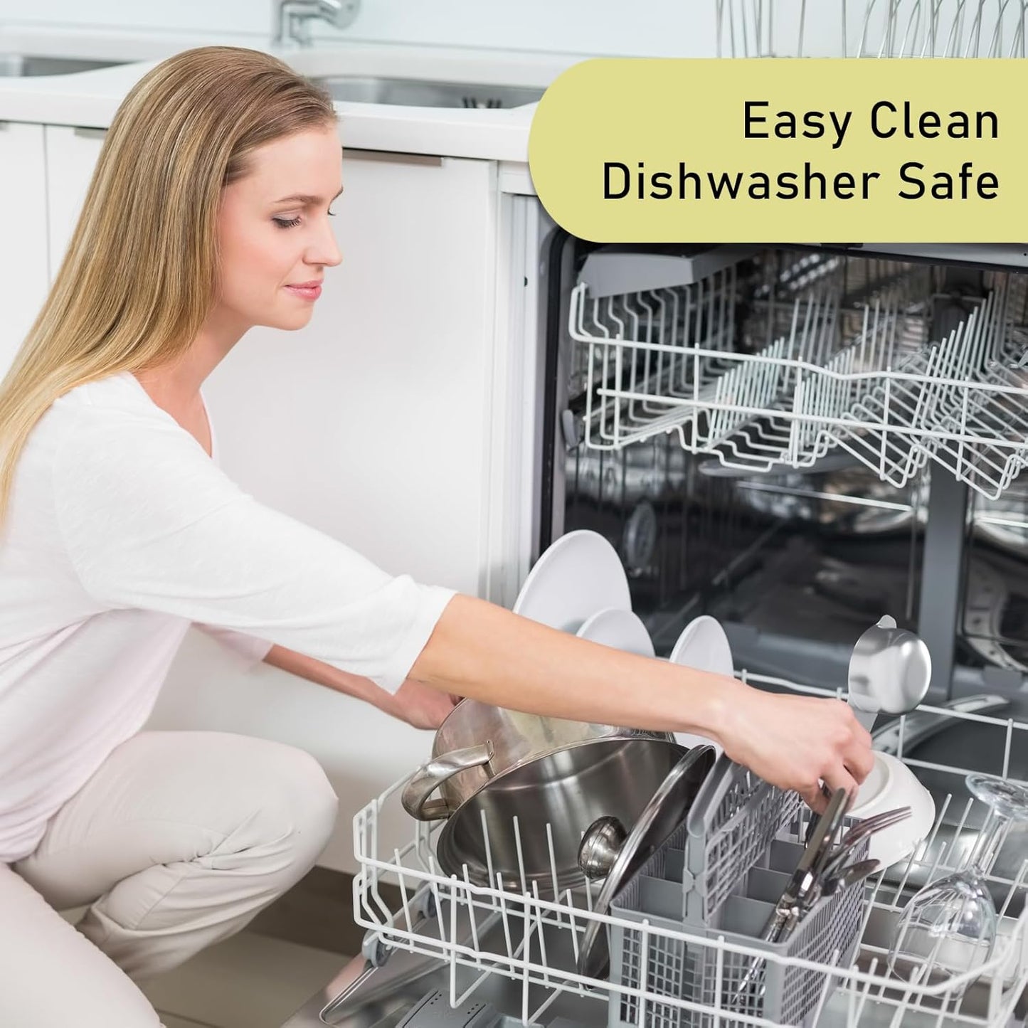 2PCS 1/3Cup (80ml, 2.7oz) Single Measuring Cup, Stainless Steel Measure Scoop, Metric and US Measurement, Heavy Duty, Dishwasher Safe