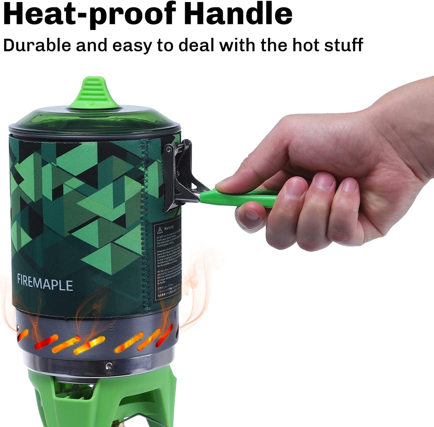 Fire-Maple Fixed Star 2 Backpacking and Camping Stove System - Outdoor Propane Camp Cooking Gear, Portable Pot/Jet Burner Set, Ideal for Hiking, Trekking, Fishing, Hunting Trips and Emergency Use