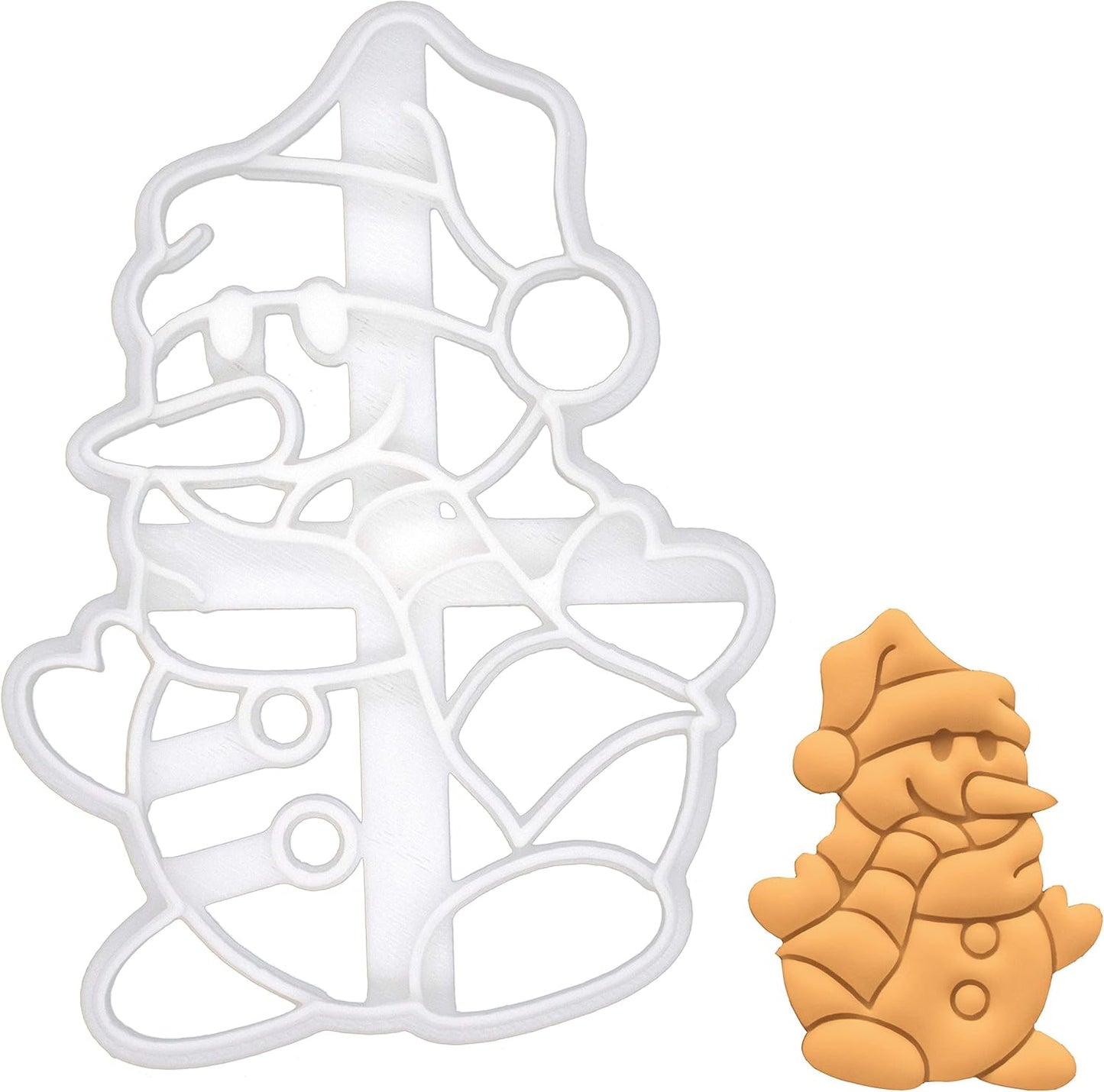 Snowman cookie cutter, 1 piece - Bakerlogy
