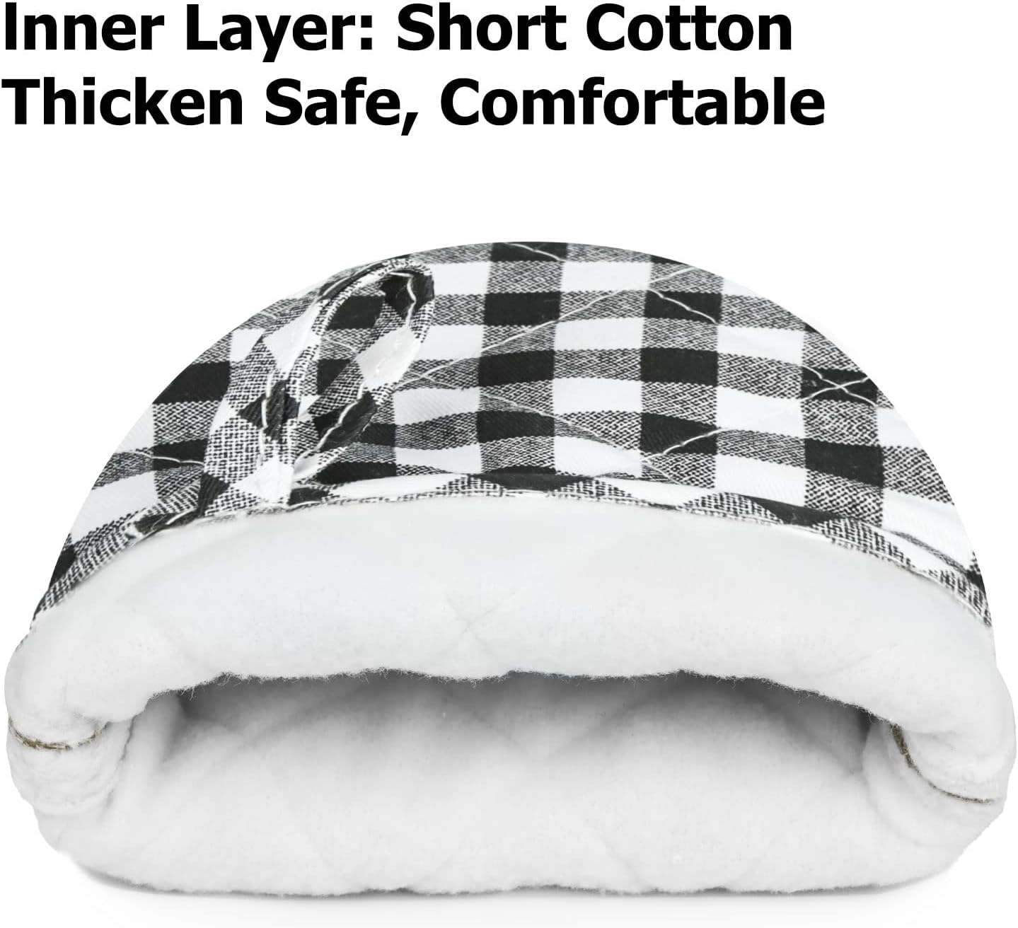 1 Pair Short Oven Mitts, Heat Resistant Silicone Kitchen Mini Oven Mitts for 500 Degrees, Non-Slip Grip Surfaces and Hanging Loop Gloves, Baking Grilling Barbecue Microwave Machine Washable