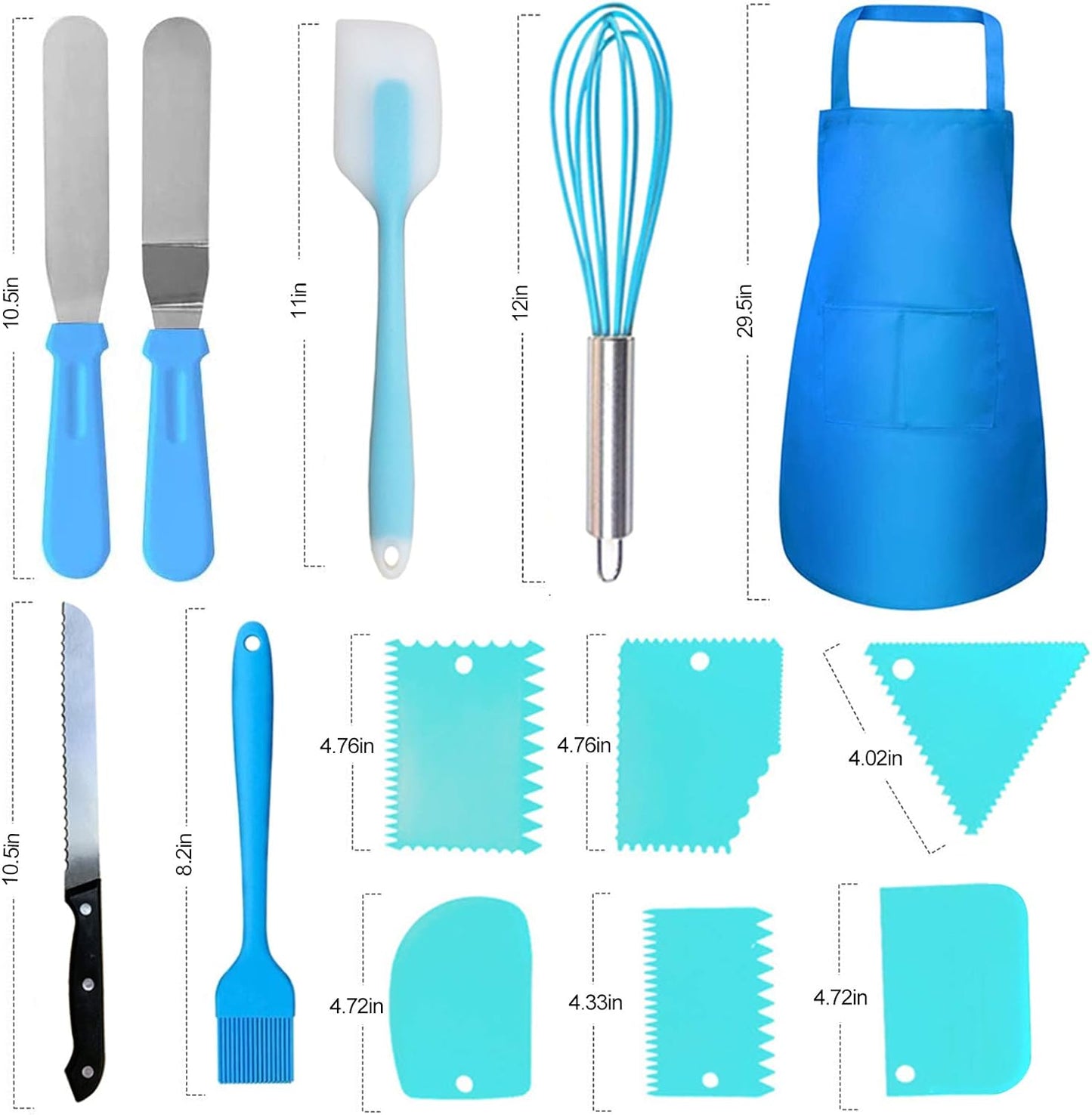 Cake Decorating Tools Supplies Kit - 368Pcs Baking Supplies with Storage Case for Beginners - Icing Piping Bags and Tips Set For Cookies, Cupcake & Cake Frosting Fondant Decorating