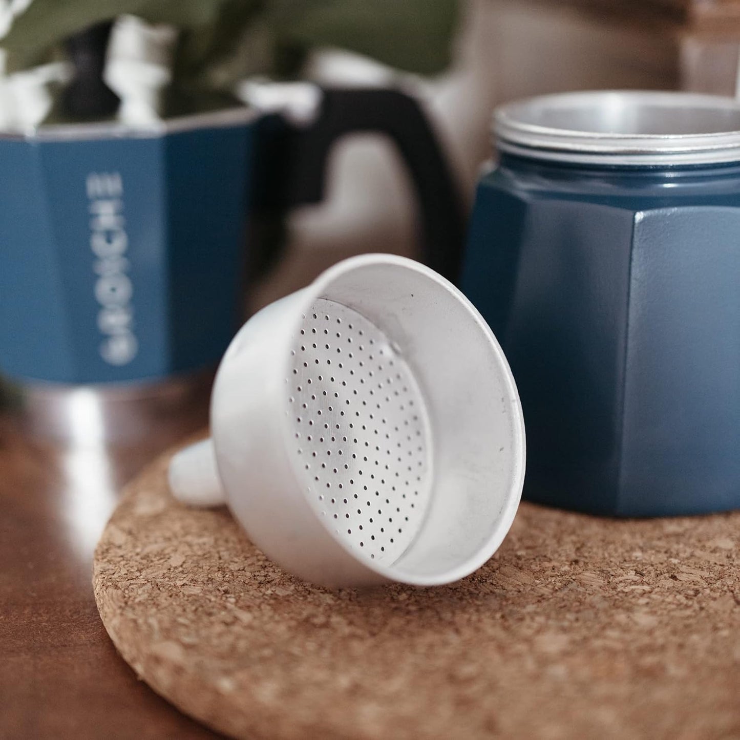 GROSCHE | Milano Moka Pot Funnel Replacement | (3 Cup) Funnel Filter | Espresso Maker | Filter Basket for Stovetop Espresso Makers | Coffee Maker