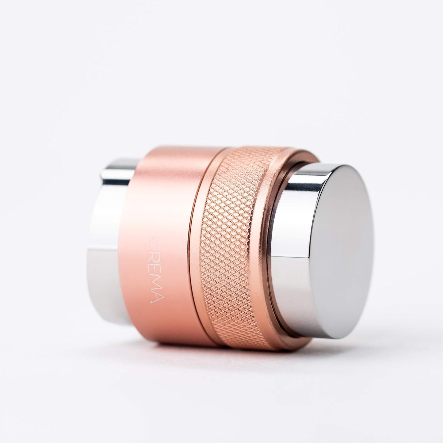 Crema Coffee Products 39.25mm Hand Tamper & Coffee Distributor V2 | Compatible with Flair Classic, Signature,and Neo|Double-Sided, Adjustable Depth Tool|Made with Durable 304 Stainless Steel|Rose Gold