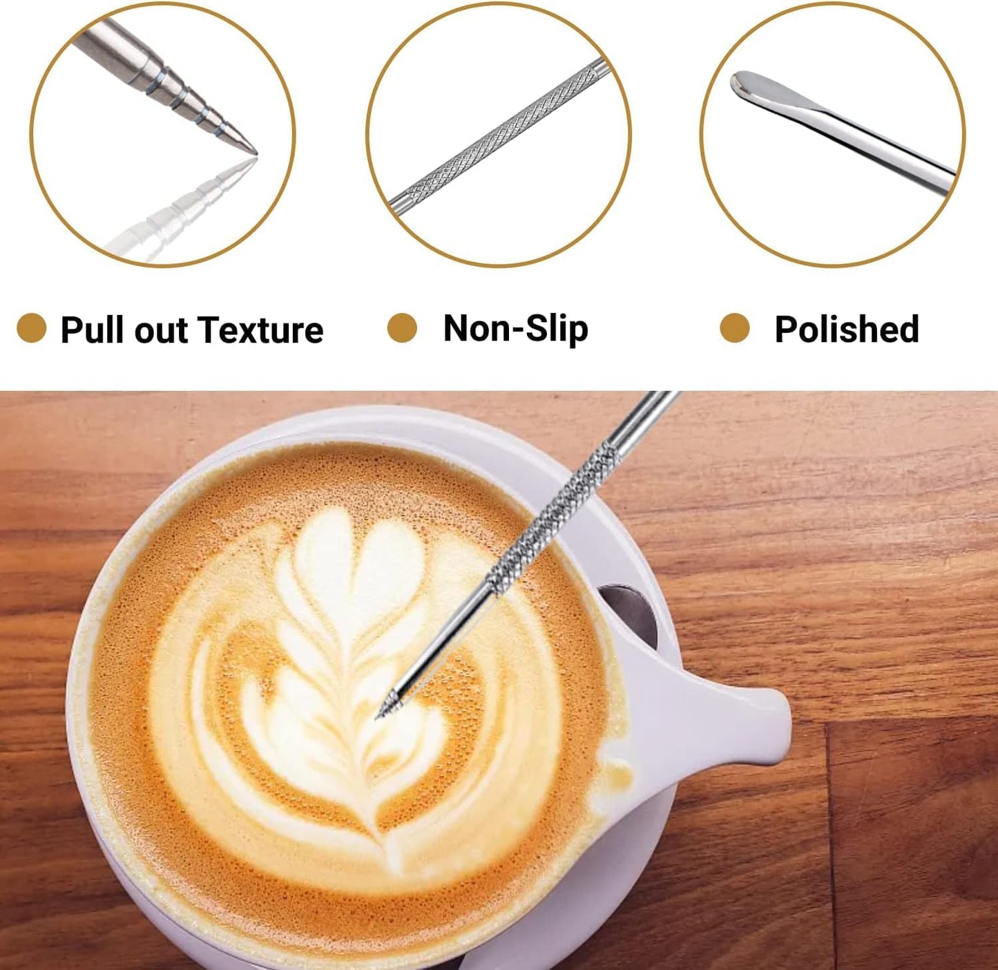 Milk Frothing Pitcher, 350ml/600ml (12oz/20oz) Milk Frother Cup Stainless Steel Jug Steaming Pitcher, Milk Coffee Cappuccino Latte Art Barista Steam Pitchers Milk Jug Cup with 2Pcs Decorating Pen