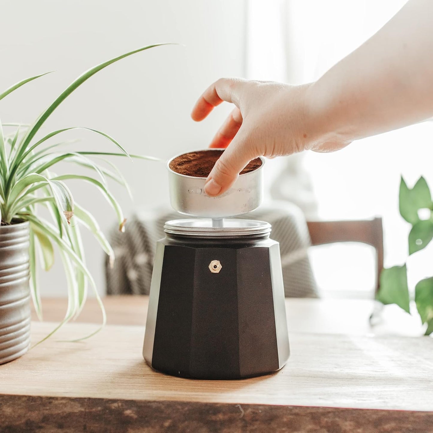 GROSCHE | Milano Moka Pot Funnel Replacement | (6 Cup) Funnel Filter | Espresso Maker | Filter Basket for Stovetop Espresso Makers | Coffee Maker