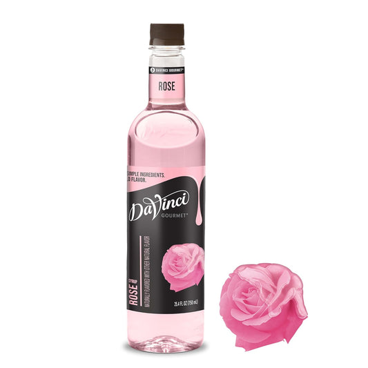 DaVinci Gourmet Rose Syrup, 25.4 Fluid Ounces (Pack of 1)