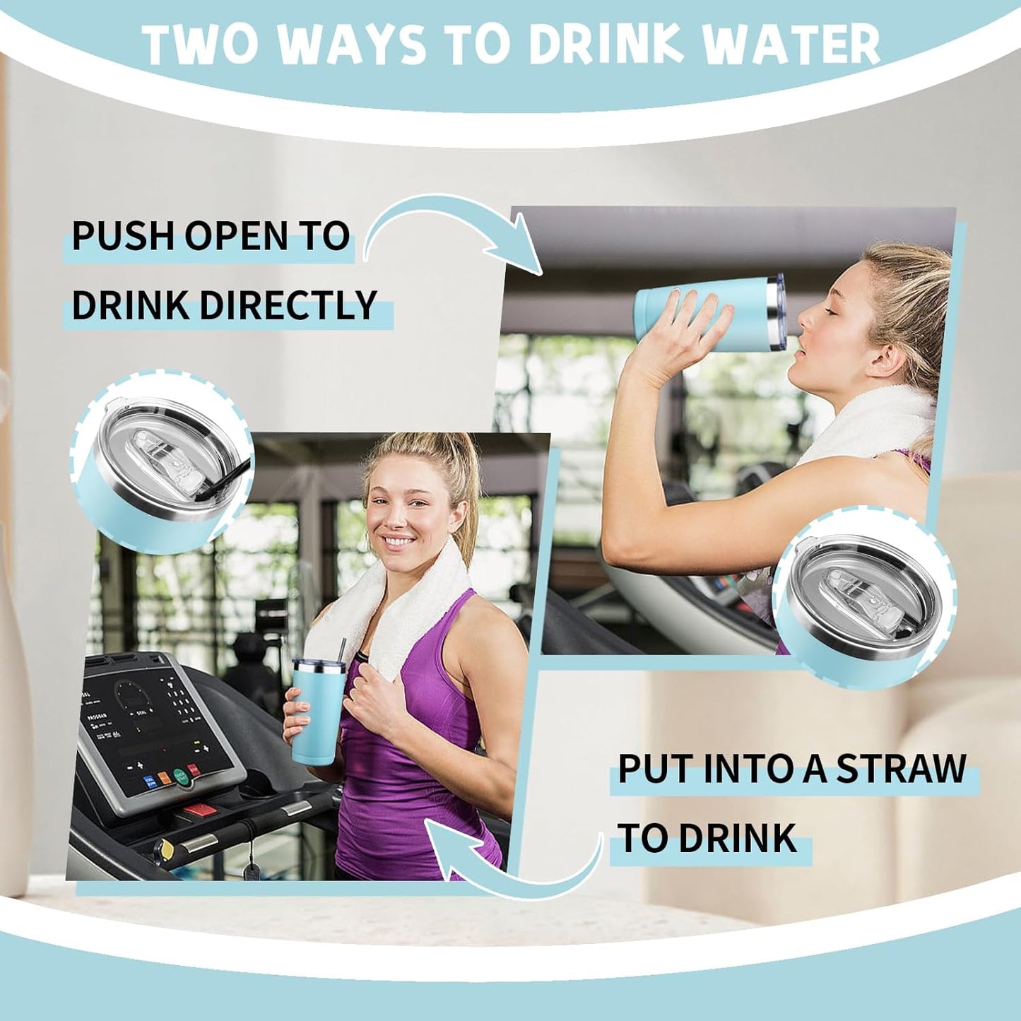 20 oz Tumbler with Lids and Straws, Stainless Steel Insulated Coffee Tumbler, Double Wall Vacuum Insulated Travel Mug Cup, Leakproof Thermal Coffee Cup for Hot and Cold Drinks (dark green)