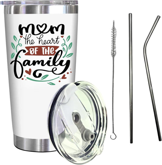 Birthday Gifts for Mom - 20 oz Stainless Steel Insulated Coffee Tumbler with Lid - Mom Birthday Gifts from Daughter Son, Mothers in Law, Mama, Grandma Gift Ideas, Tumblers for Women