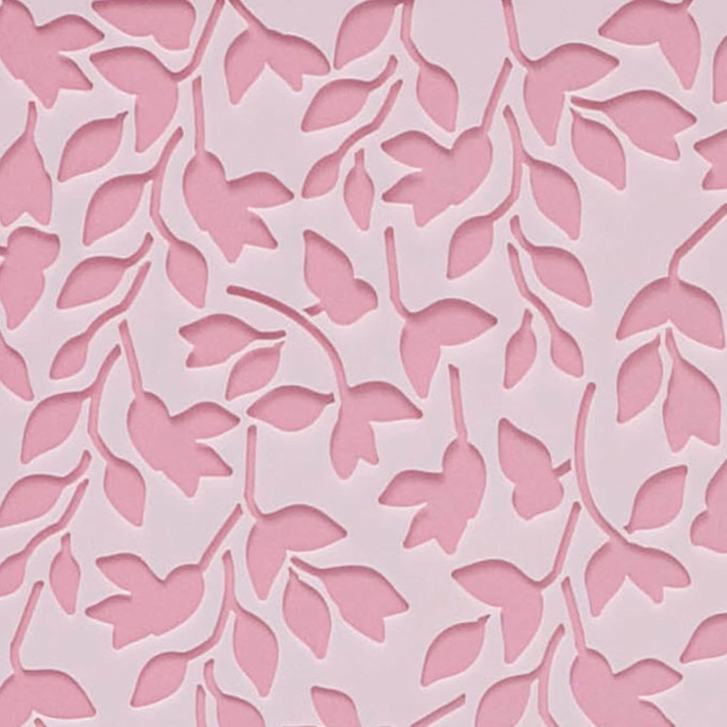 Large Cake Decorating Stencil (Dania) Creeping Fig Vines Pattern