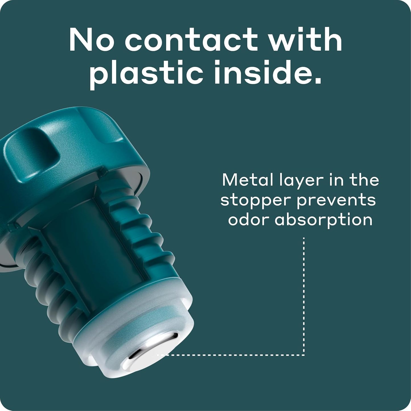 BOBBER 26 oz Stainless Steel Thermos for Hot Tea, Coffee, and Cold Drinks – BPA-Free, Dishwasher Safe Vacuum Insulated Water Bottle – Keeps Drinks Hot for 36 Hours (Deep Teal)