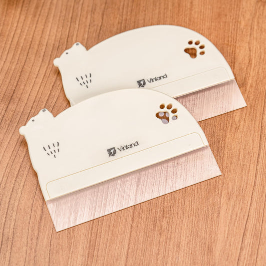 2 Pcs Cake Smoother Scraper, Cake Decorating Supplies Acrylic Cake Scraper Cake Decorating Supplies Food-Grade Transparent Flexible PE Plastic Cake Scraper‌ - Designed for Bread and Cake Decoration