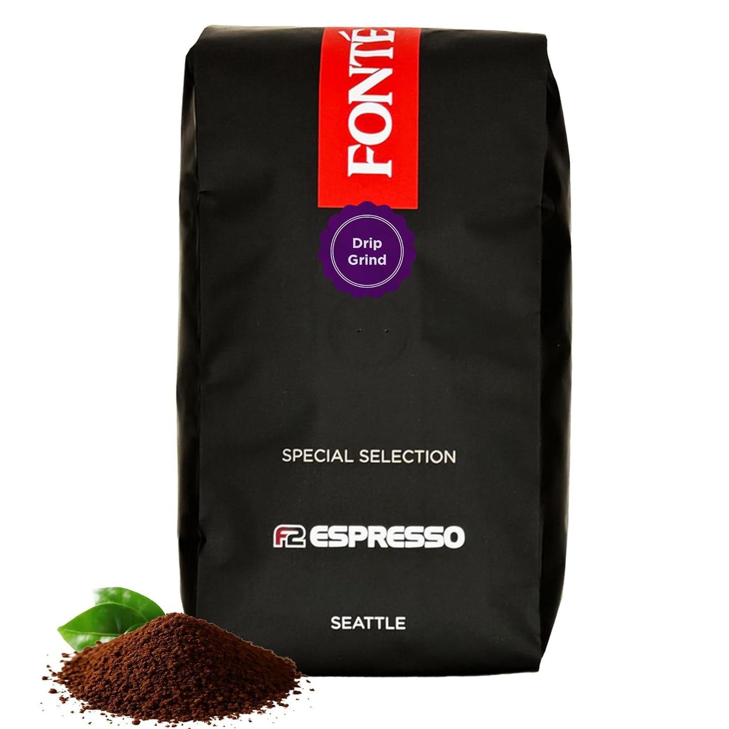 Fonte Coffee Roaster - Drip Coffee - Medium-Dark Fresh Roast - Roasted in Seattle - Single Origin - Sweet, Caramel, Cocoa - 12 oz - F2