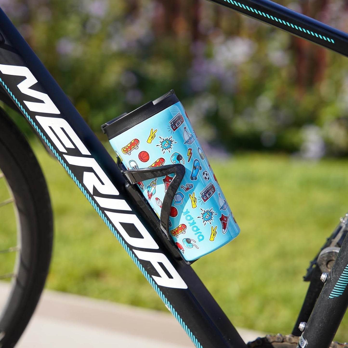 BJPKPK 30oz Tumbler With lid And Straw Stainless Steel Travel Coffee Mug Insulated Tumblers Cups,Hawaii Fruits Purple