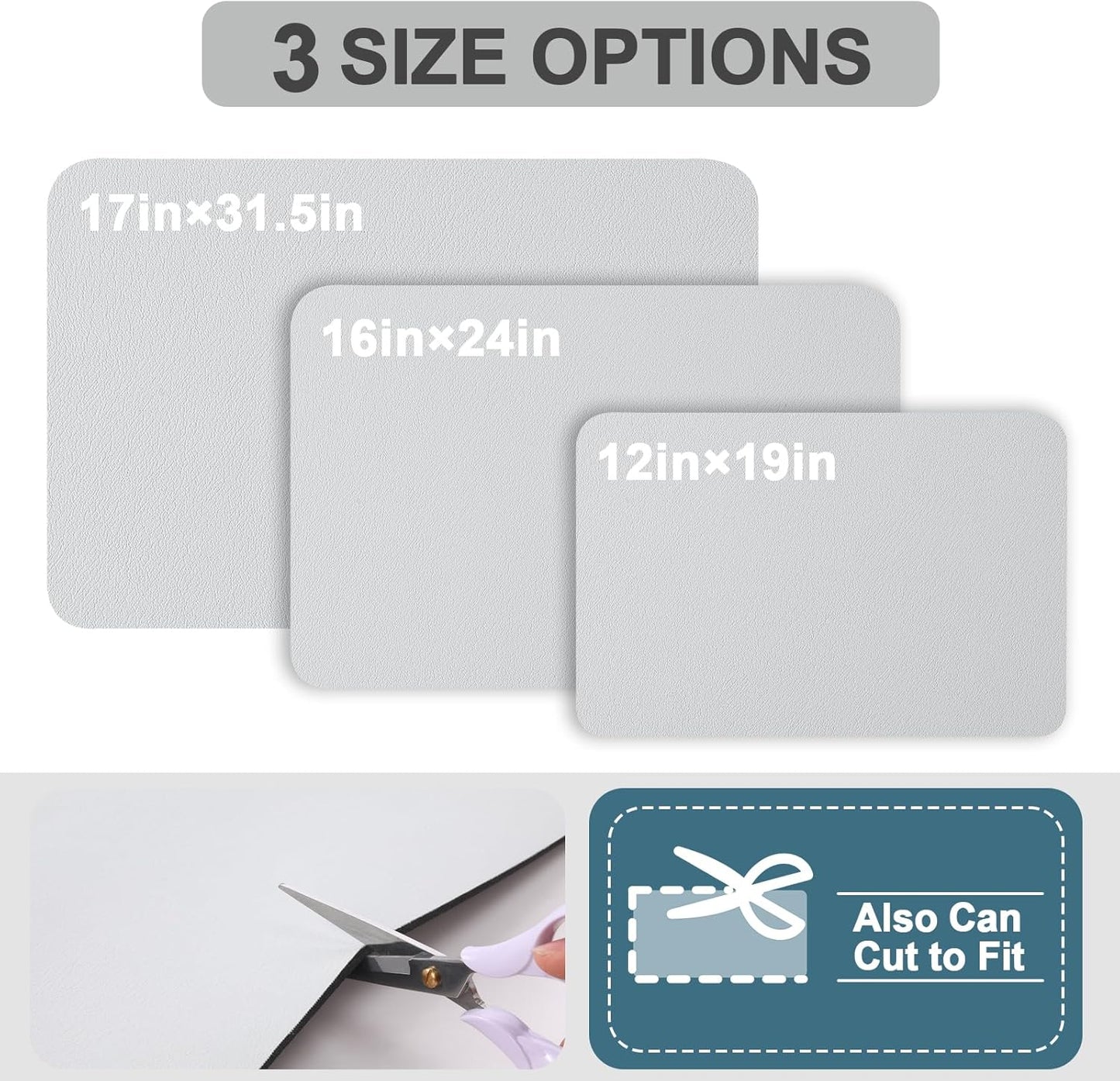 Coffee Mat - Absorbent Hide Stain Rubber Backed Dish Drying Mat for Kitchen Counter - Bar Mats for Countertops Accessories Fit Under Coffee Maker Espresso Machine