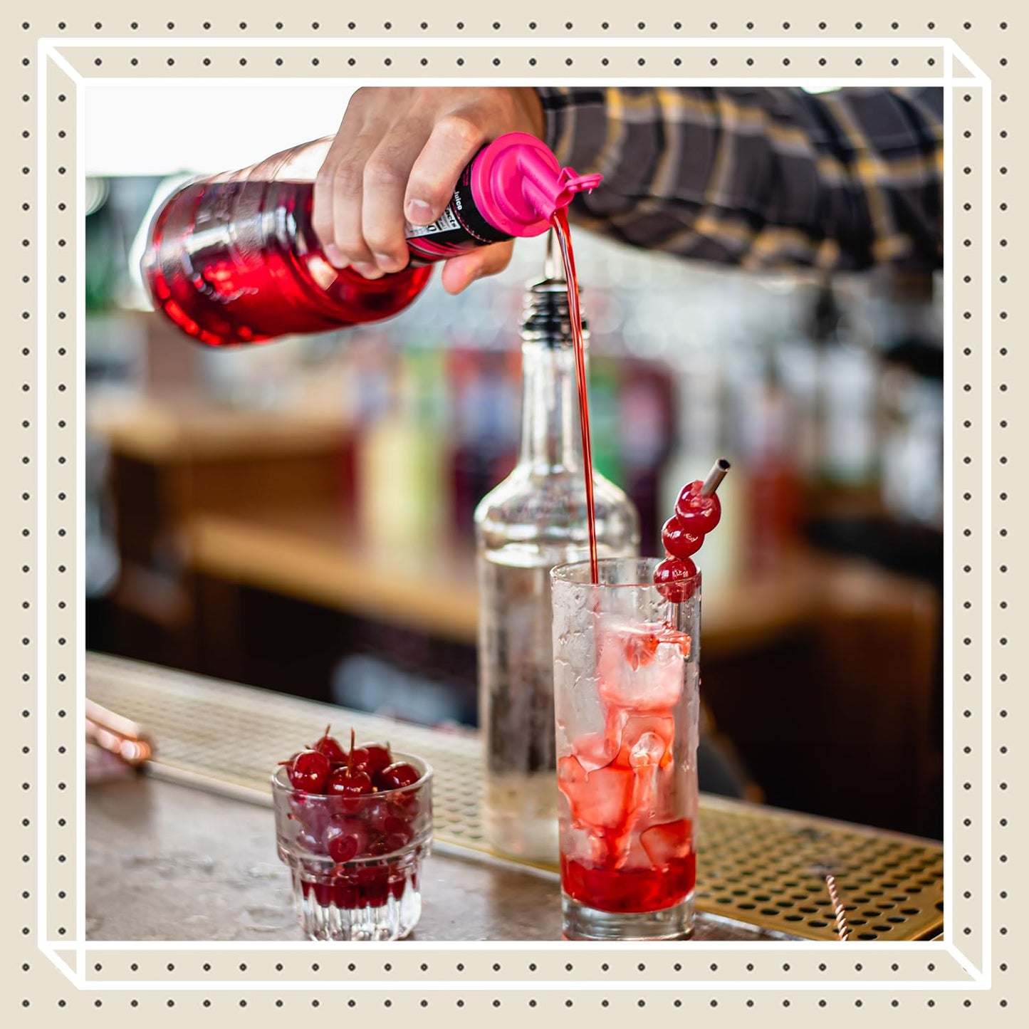 Finest Call Premium Grenadine Syrup Drink Mix, 1 Liter Bottle (33.8 Fl Oz)