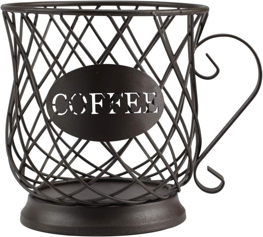 TreeLen Coffee K Cup Holder, K Pod Storage Organizer, Keurig Cup Holder for Countertops, Kcup Holders for 35 K cups – Matte Bronze