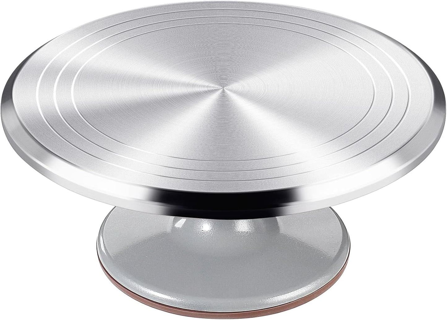 12 Inch Round Aluminum Tall Revolving Cake Decorating Stand,Cake Turntable, Rotating Cake Stand,Cake Spinner Turntable for Decorating,Cake Turntable for Decorating,Professional Cake Decorat Spin Kit