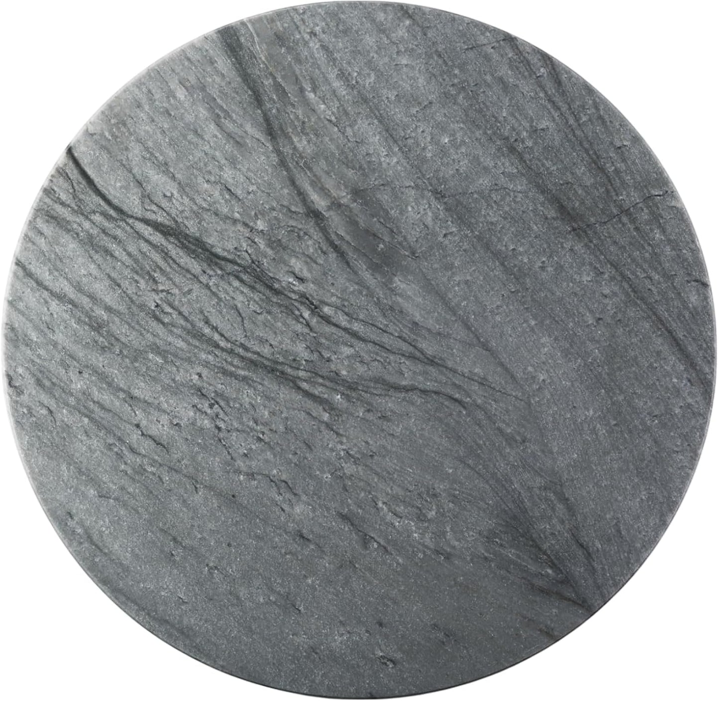 Koville Dark Grey Marble Pastry Cutting Board, 16" Large Marble Cheese Serving Board for Kitchen Countertop, Stone Tray for Baking, Charcuterie, Trivet, Dough Pastry and Stone Cutting Boards