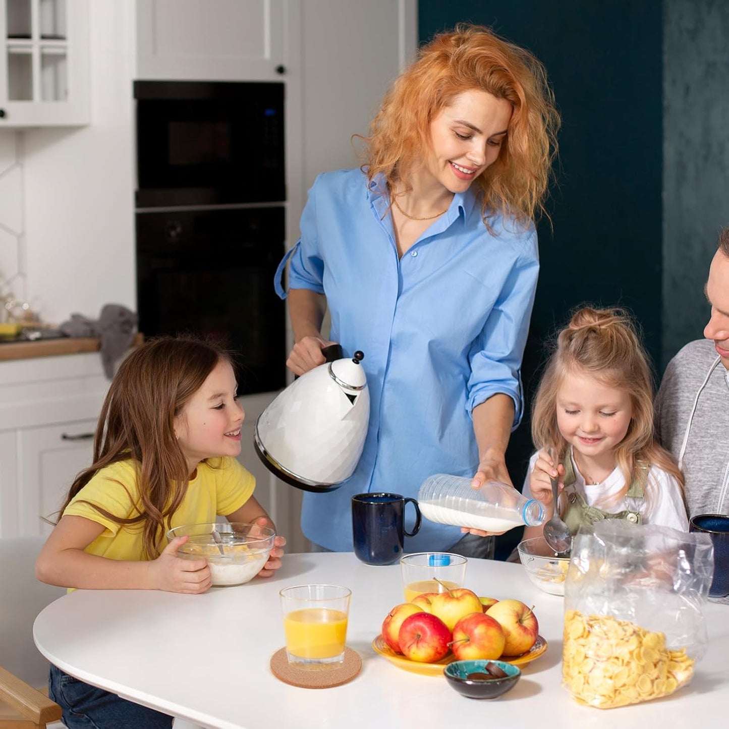 100Pcs Cork Coasters for Drink, 3.5" Round Natural Cork Pads, Thick Absorbent Corks Coasters Bulk, Blank Coaster for Crafts DIY for Wedding, Coffee Bar, Home Decor