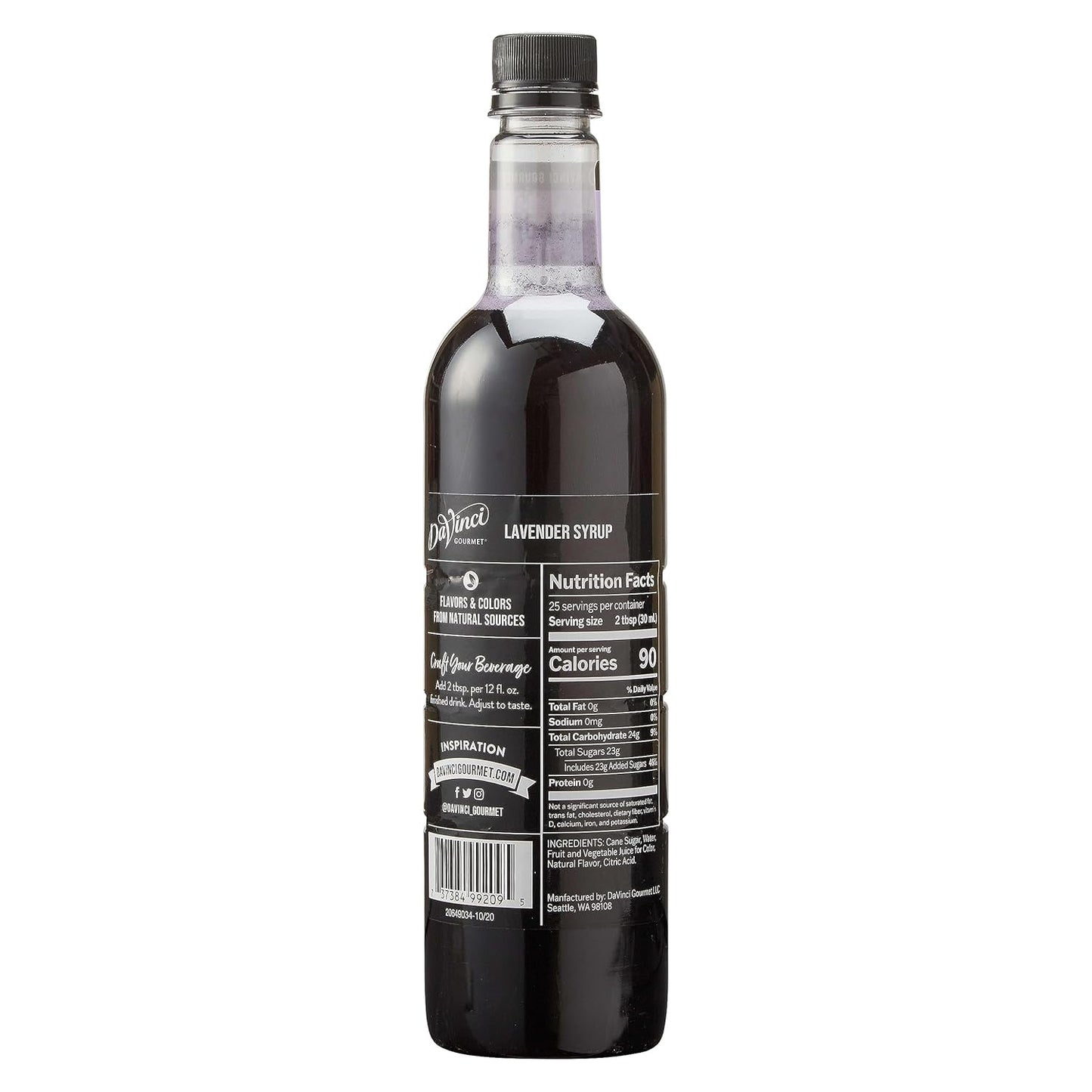 DaVinci Gourmet Lavender Syrup, 25.4 fl oz (Pack of 1)