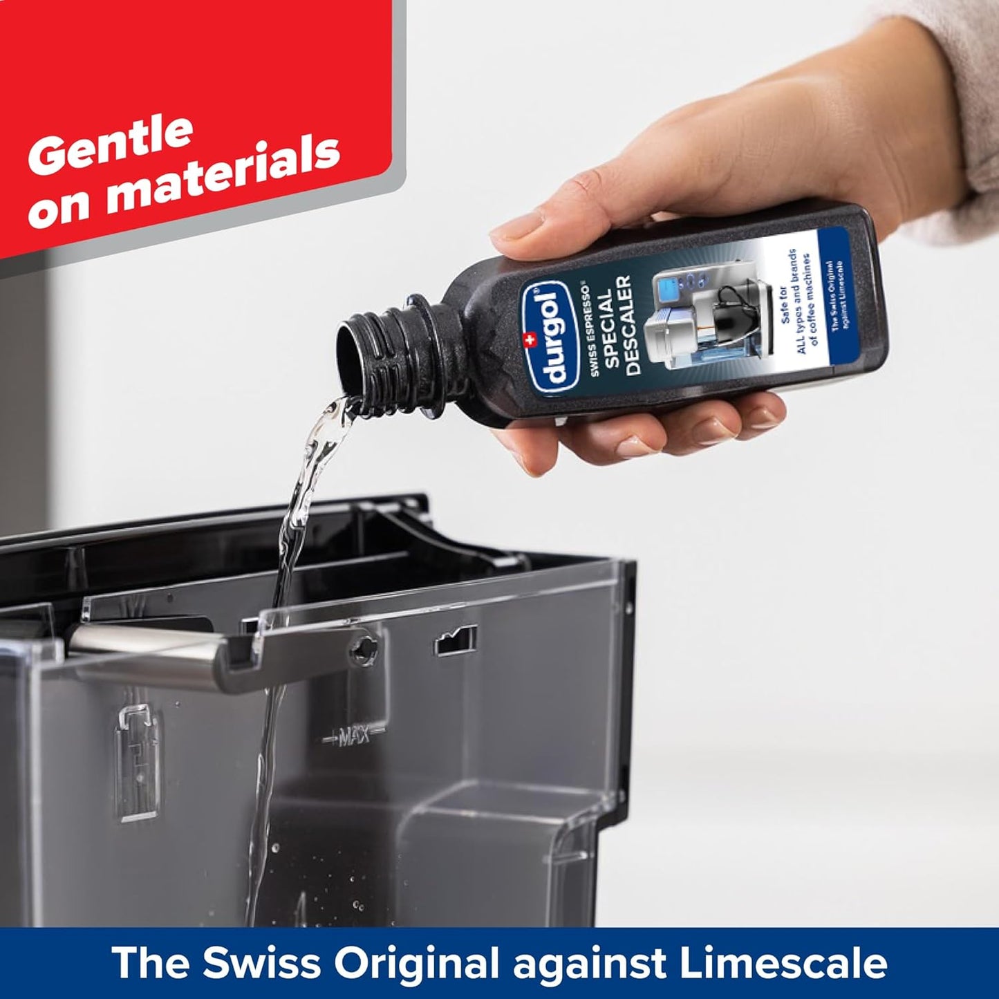 Durgol Swiss Espresso, Descaler and Decalcifier for All Brands of Espresso Machines and CoffeeMakers, 4.2 Fluid Ounces (Pack of 10)