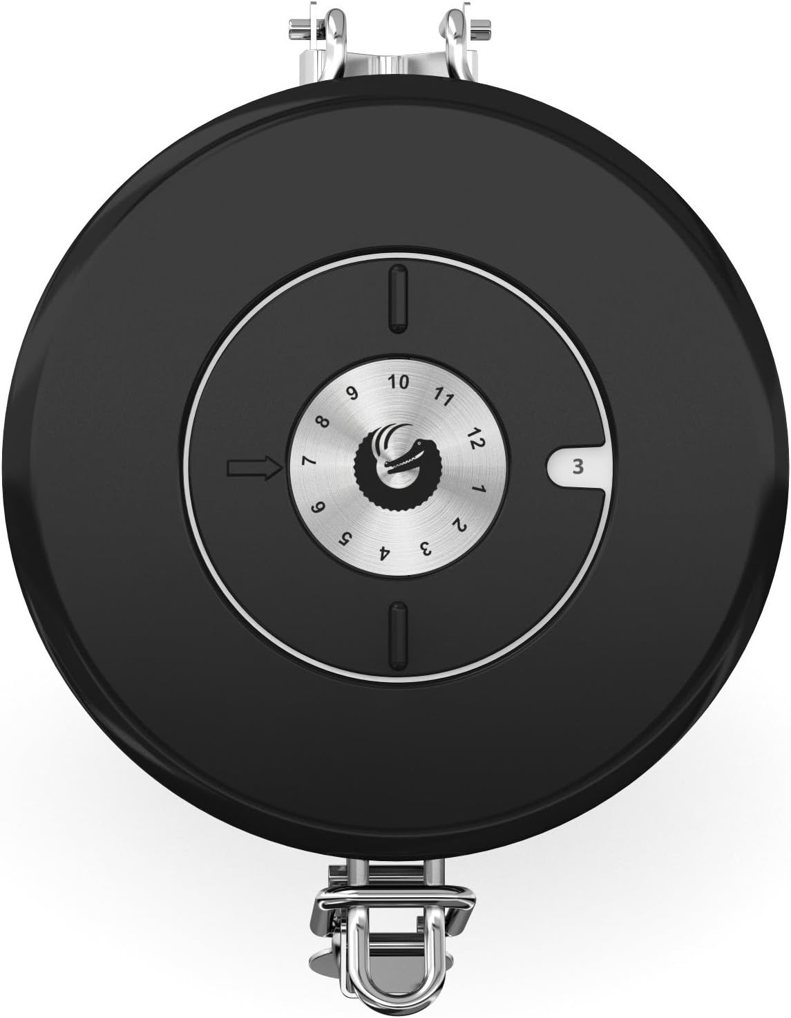 Coffee Gator Coffee Canister, Airtight 16oz Stainless Steel and 4oz Borosilicate Glass Jar Travel Kitchen Food Storage Container with Date Tracker, Scoop for Grounds, Beans, Sugar, Tea, Cookies