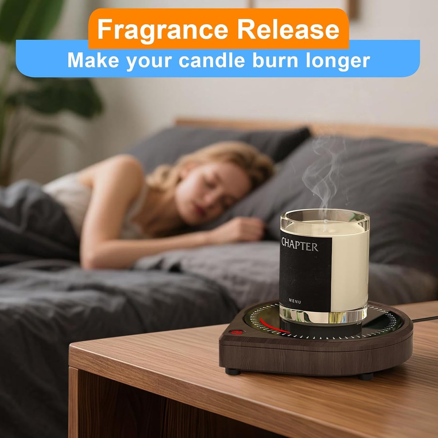 Coffee Mug Warmer & Kepwam Mug Set, 3 Temp Settings up to 167℉, Gravity Sensor & Light Display, Cup Warmer with 6H Auto Shut Off, Idealt Gift for Dad Mom, Beverage Warmer for Heats Coffee, Tea & More