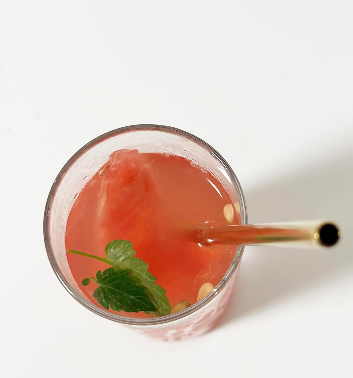 10 Pcs Stainless Steel Straws, Reusable Drinking Straws, 5 Straight + 5 Bent Metal Straws Set With 2 Pcs Cleaning Brushes (Gold, 10.5 Inch)