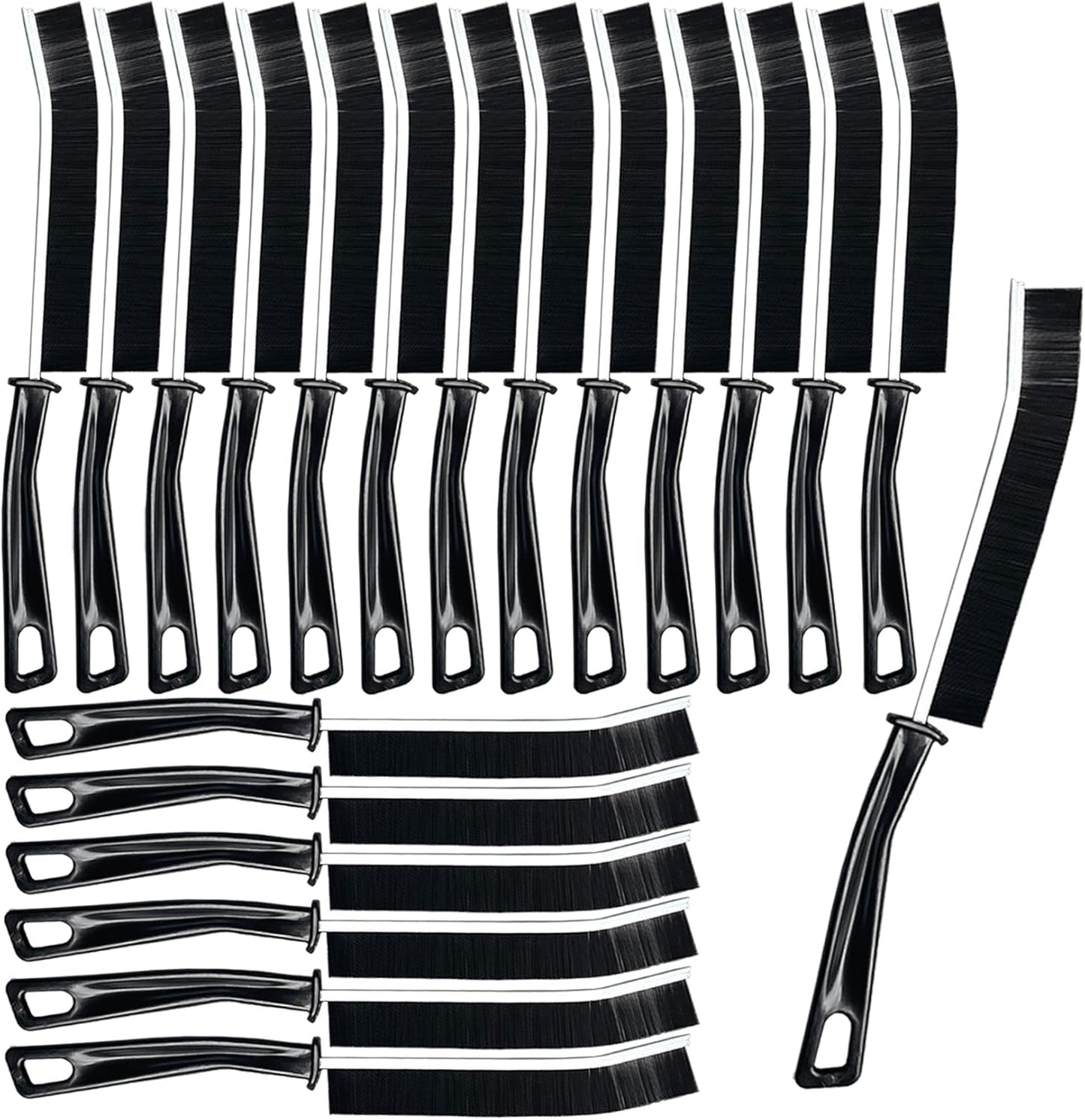 20 Pcs Crevice Cleaning Brush, Bathroom Gap Brush, Grout Cleaner Brush Hard Bristle Crevice Cleaning Brush,Clean The Dead Corners of Bathroom Kitchen Tiles