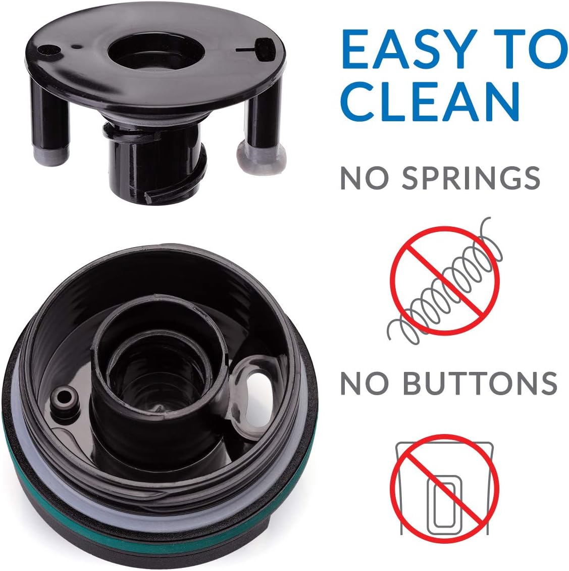 Cupture TWIST-TOP Vacuum-Insulated Stainless Steel Travel Mug, 16 oz, Rose Gold