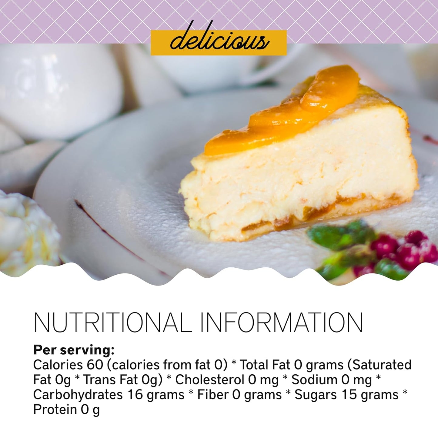 Gourmet Cheesecake Mix, No Bake Cheesecake Cake Mix, Orange Chiffon Cheesecake by Southern Living, Rich, Creamy, Moist and Fluffy Whipped Topping