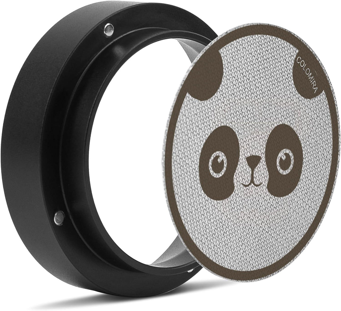 51mm Espresso Accessories Kit, Dosing Funnel and Puck Screen Set, Magnetic Coffee Funnel, 51mm Reusable Espresso Puck Screen, Espresso Tools(Panda)