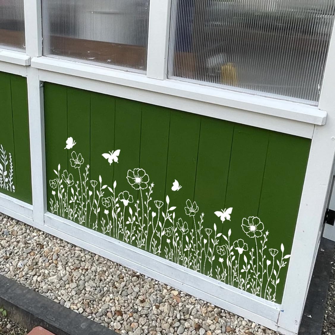 Flower Stencils for Painting Wildflower Stencils Reusable Floral Stencil for Crafts Wall Canvas Fabrics Furniture Card