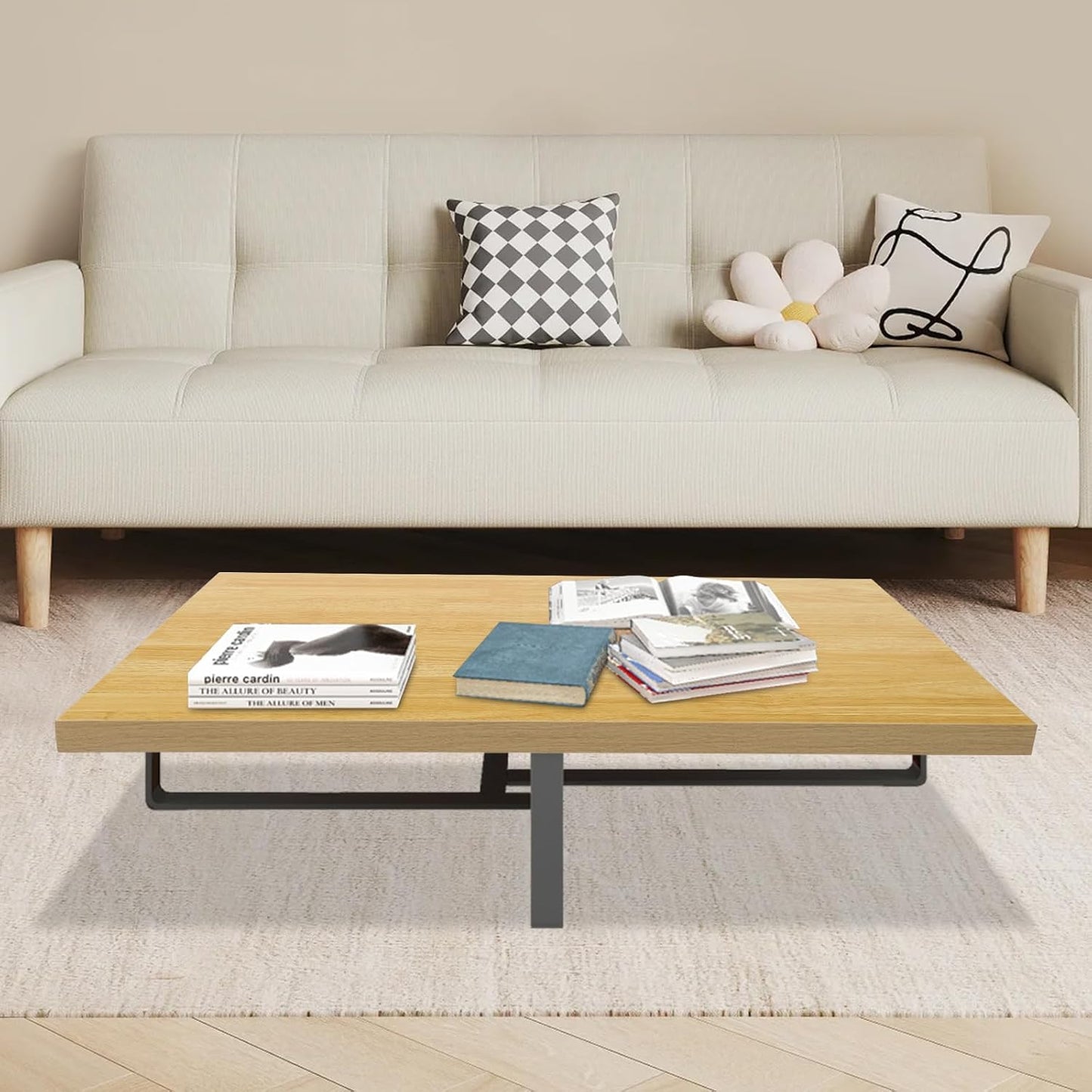 Butcher Block Countertop | 30x18in Wood Board Countertop | DIY Washer Dryer/Island/Kitchen Counter-top | countertop Cutting Board | 1102lbs Load Capacity | Wood Color | NO Base Legs, 1.38in Thick