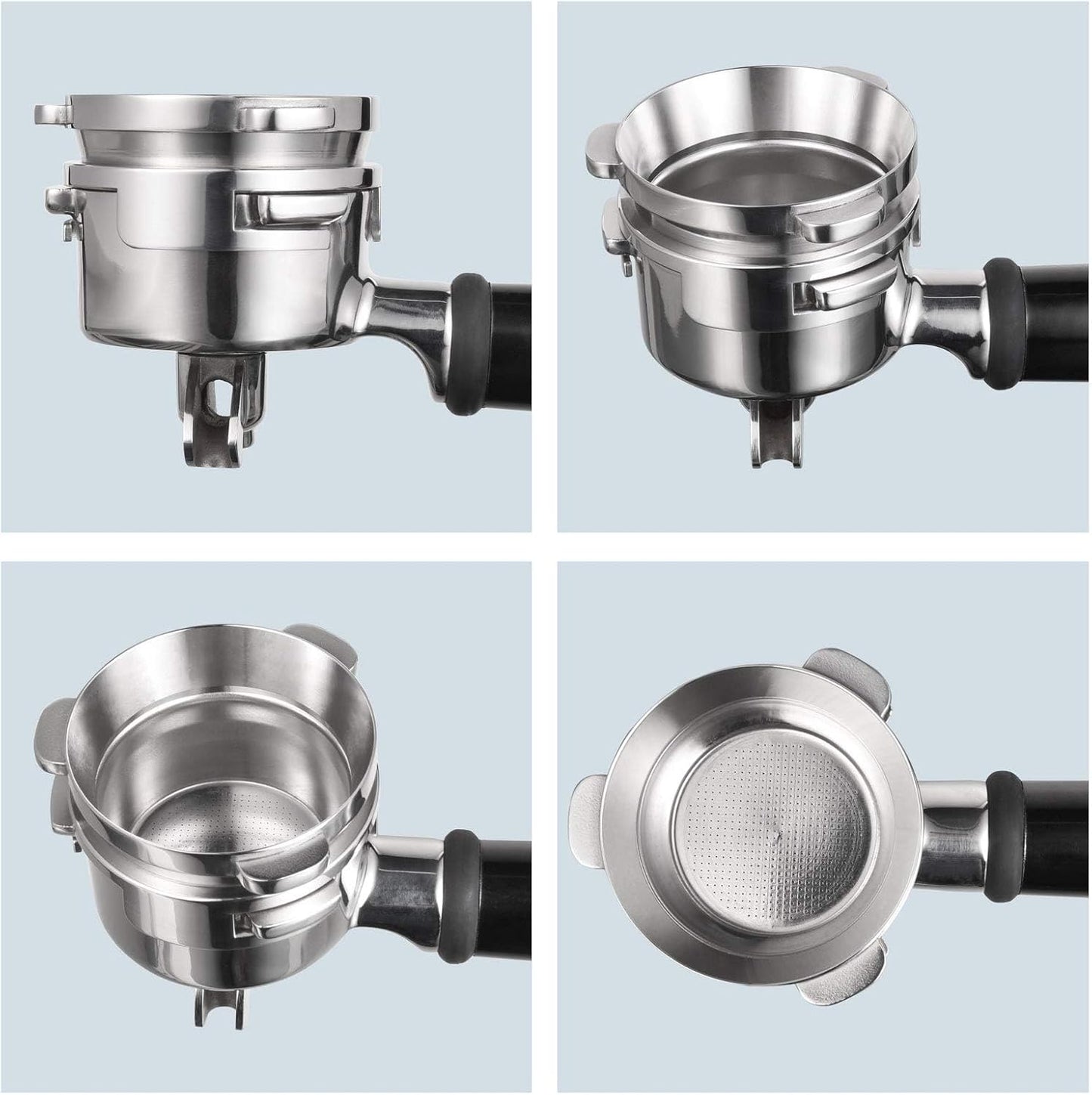 Hands-Free Dosing Funnel, MATOW 54mm Dosing Funnel with Grinder Trigger Compatible with Breville 54mm Portafilters