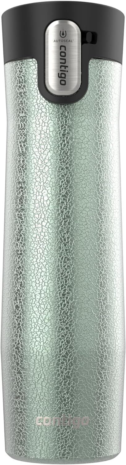 Contigo AUTOSEAL West Loop Vacuum-Insulated Stainless Steel Travel Mug with Easy-Clean Lid 24 oz Crystal Agave