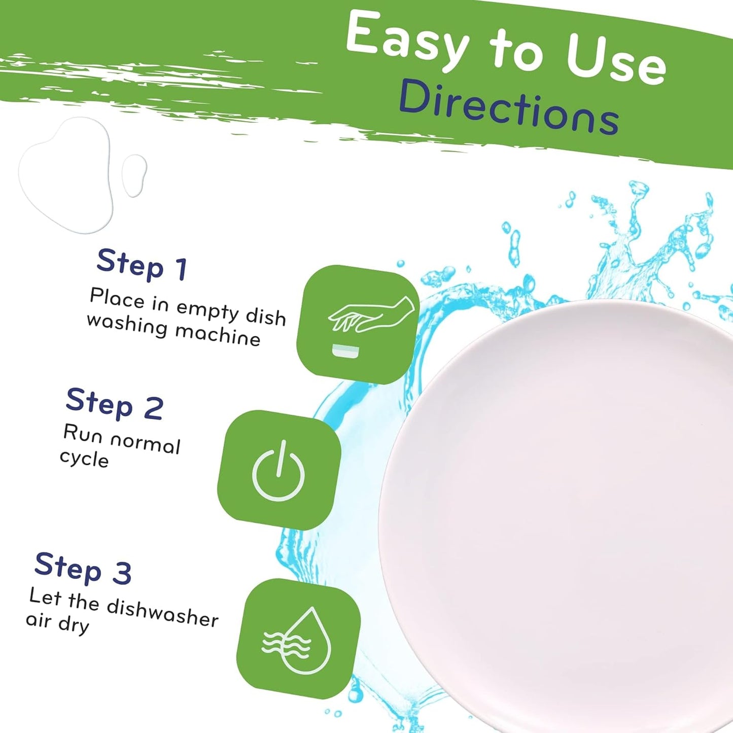 Dishwasher Cleaner, Heavy Duty, Septic Safe, Removal of Odors, Limescale, Smell, Grime, and Calcium - 12 Tablets - 12 Month Supply - Unscented