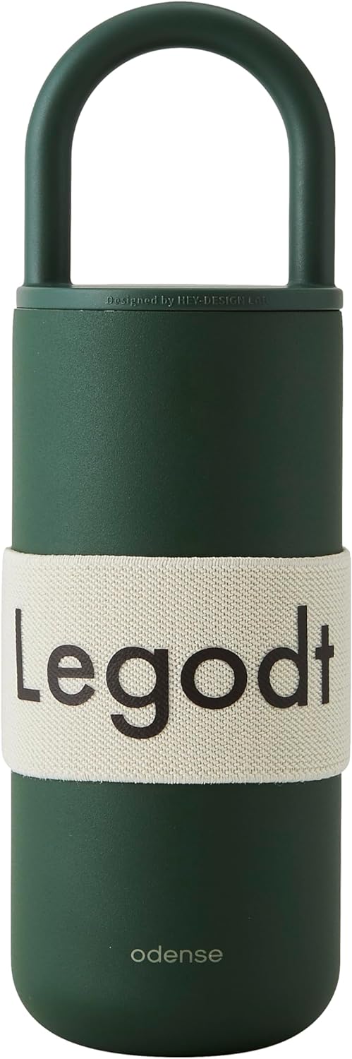 Odense Legodt Loop Tumbler 20oz with Lid and Handle - Insulated Tumbler with Leak-Resistant Lid - Double Stainless Steel Travel Coffee Mug, Water Bottle, Keeps Drinks Hot or Cold(Sweet Pumpkin)