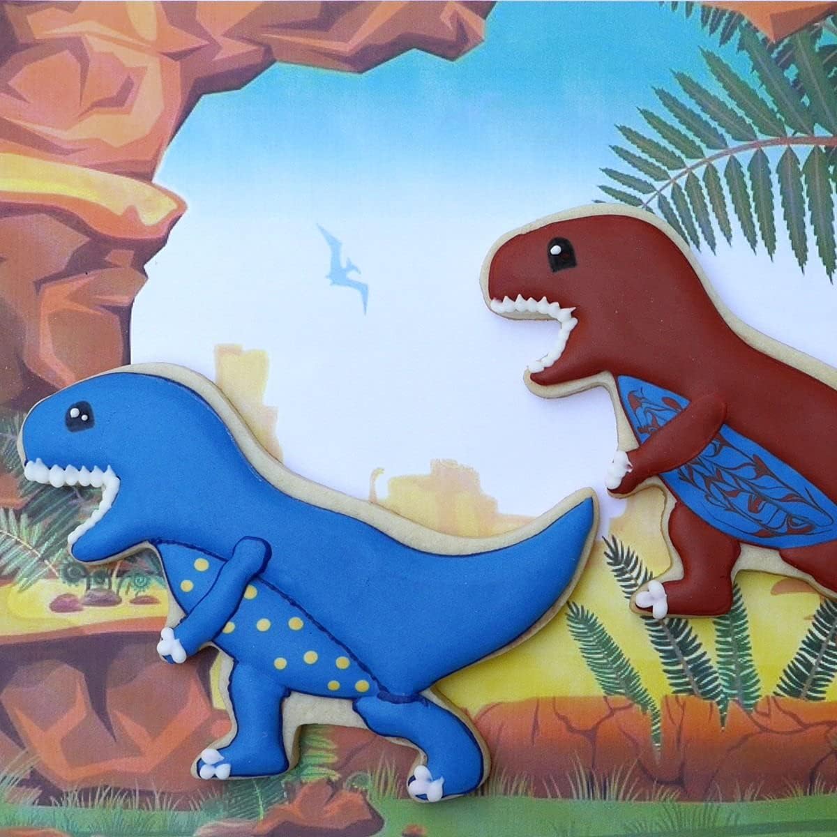 Dinosaur Cookie Cutter Set, 8 Piece, Stainless Steel